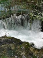 Die Kaskaden von Fluß Krka...