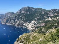 Blick auf Amalfi Stadt