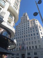 Edificio Telefónica - einst das höchste Gebäude Europas - Madrid