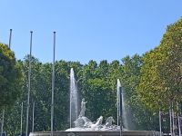 Neptunbrunnen in Paseo de Prado - Madrid
