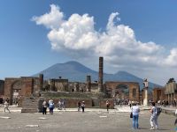 Pompeji mit Vesuv
