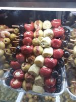 Olivenspieße - Markthalle San Miquel - Madrid