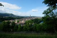 Blick vom Rosengarten in die Altstadt von Bern