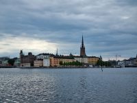 Stockholm - Mälarsee mit Insel Riddarholmen