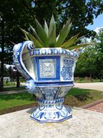 Vase im Palastgarten 