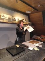 Demonstration Radierung 