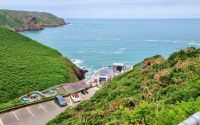 Plémont Bay an der Nordküste von Jersey