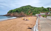 Bucht Grève de Lecq an der Nordküste von Jersey