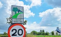Green Lane im Inselinneren von Jersey - maximal 20 km/h erlaubt