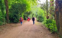 Wanderung auf der alten Eisenbahnstrecke nach St. Aubin