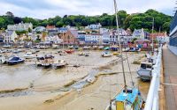 Hafen von St. Aubin an der Südküste von Jersey