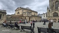 Bath, an den römischen Bädern