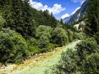 Die Soca im gleichnamigen Tal