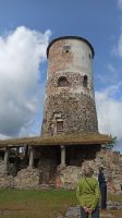 Fahrt auf dem Götakanal: Stegeborg: Schlossruine