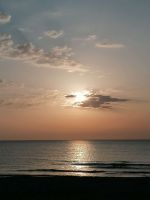 Ein perfekter Sonnenuntergang in Dierhagen