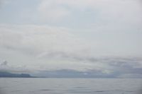 194. Spitze des Picos durch die Wolken, Walbeobachtung Horta, Faial, Azoren