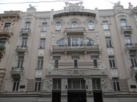 Riga, Jugendstilviertel. In diesem Haus wohnte der Architekt Eisenstein.