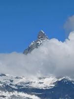 Auf dem Gornergrat - das Matterhorn noch umhüllt
