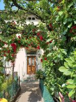 Hausgarten am Kreisviadukt in Brusio