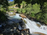 Wildbach Rabbies im Nationalpark Stilfserjoch in den Dolomiten