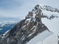 Jungfraujoch - Ausblick von der Sphinx-Aussichtsplattform (Mönch)