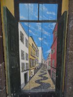 die bemalten Türen in Funchal