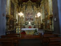 Monte - im Inneren der Wallfahrtskirche