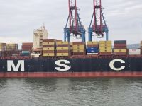 Containerschiff Hafen Göteborg