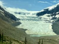 Athabasca Gletscher vom Columbia Eisfeld