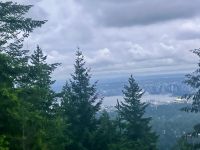 Sicht aus der Gondel auf Vancouver