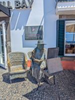 Winston Churchill Statue am Hafen von Camara de Lobos/Madeira