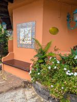 Traditionelle Fliesenkunst am botanischen Garten Quinta Spledida/Madeira