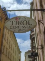 Werbung für Tirols Gaumenfreuden 