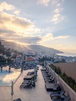 Blick am Morgen von unserem Hotel in Funchal/Madeira
