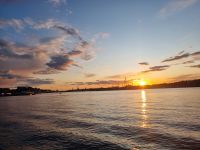 Sonnenuntergang über Stockholm (Ausblick vom 