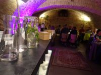 Vilnius, Abendessen in Burgkeller-Restaurant