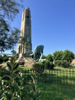 Spanien, Getxo, Monument Evaristo de Churruca