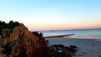Abendspaziergang am Strand gegenüber unserem Hotel. Rundreise Jersey und Guernsey - Kanalinseln entdecken (GB-JERF8) 
