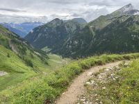 Aufstieg zum Steinjöchle (2.198 Meter)