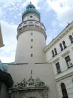Das Wahrzeichen der Stadt Sopron: der Feuerturm