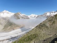 079 Auf dem Eggishorn - Aletschgletscher