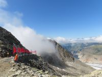 080 Auf dem Eggishorn - Blick in die Walliser Alpen