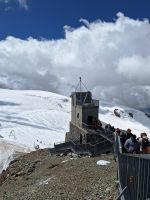 278 Zermatt - auf dem Kleinen Matterhorn - Blick nach Italien