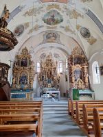 346 Fahrt durch das Goms - Niederwald - Kirche