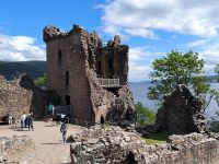 Urquhardt Castle am Loch Ness 