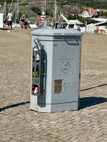 Mülleimer auf Marstrand 