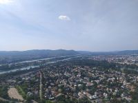 Blick vom Donautum auf die Stadt, Wien