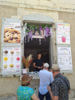 Eis-Pause in Amboise