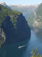 Geirangerfjord - Blick vom Adlerskehre...