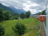 Fahrt mit dem Glacier-Express (Goms)